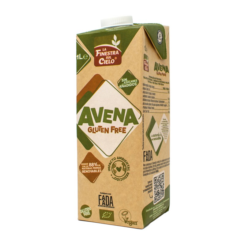 BEBIDA AVENA SIN GLUTEN FINESTRA