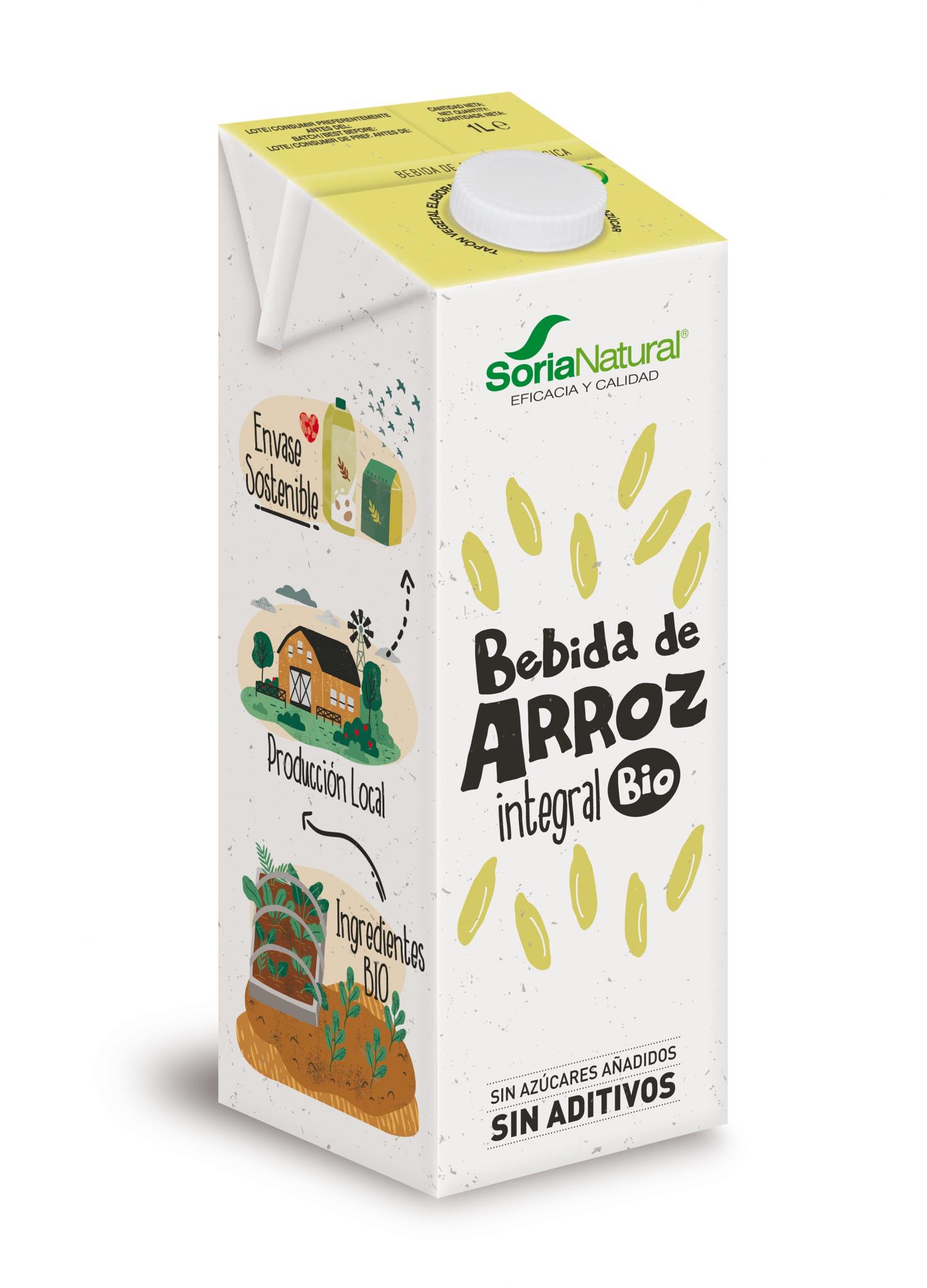 BEBIDA ARROZ INTEGRAL 1 LT SORIA
