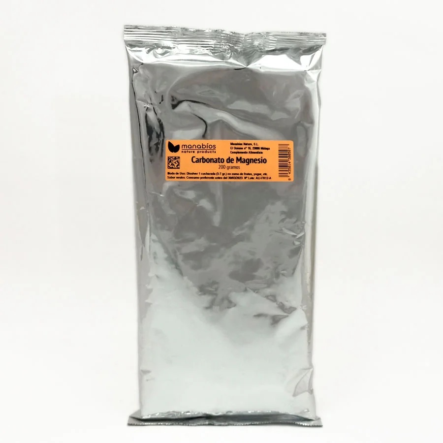 CARBONATO DE MAGNESIO, 200 G, MANABIOS