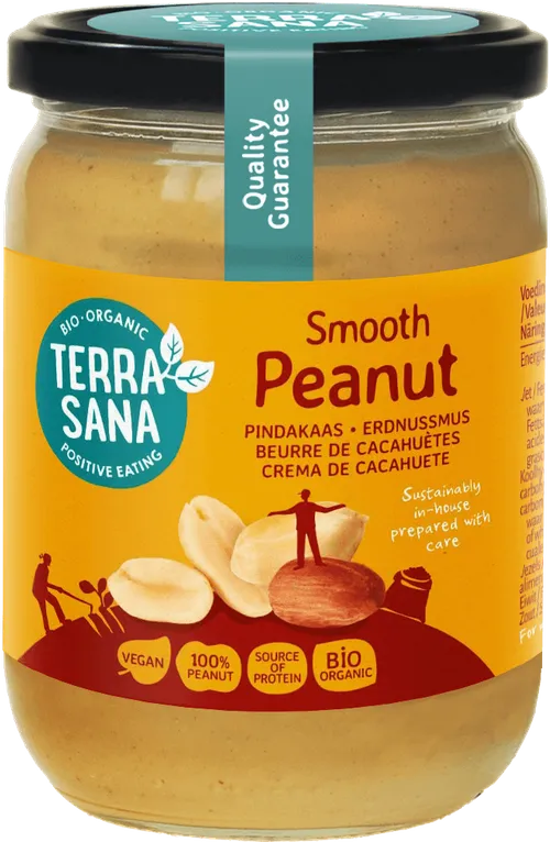 CREMA DE CACHUETES CRUNCHY 500GR. TERRA SANA