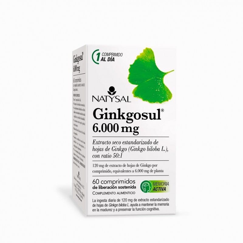 GINKGOSUL, 60 CAPS, NATYSAL