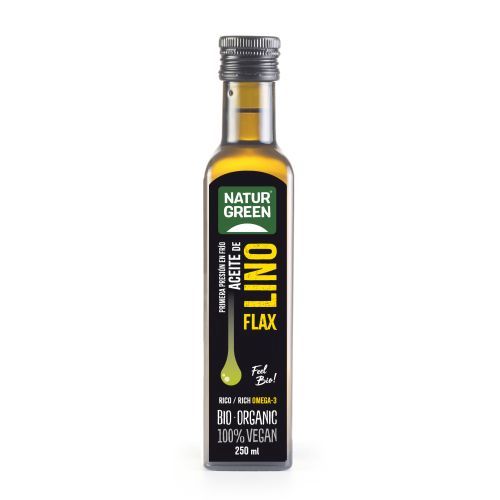 ACEITE DE LINO, NATURGREEN, 250 ML