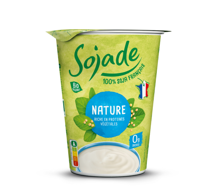 YOGURT SOJA NATURAL BIO, 400 GR - SOJADE