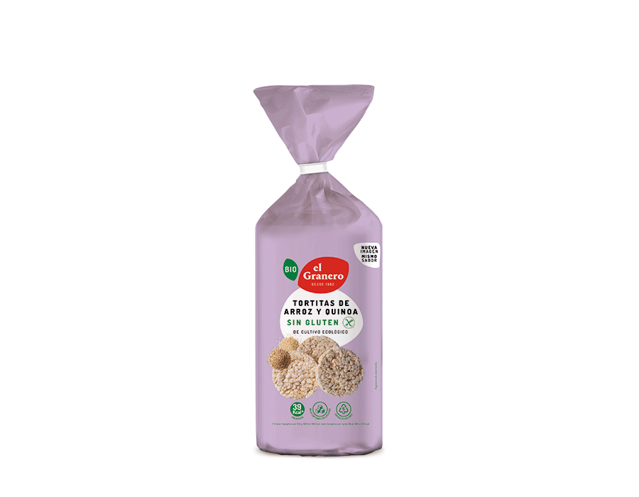 TORTITAS ARROZ Y QUINOA120 GR. EL GRANERO