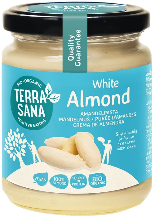 PURE ALMENDRA BLANCO, 250 G, TERRA SANA