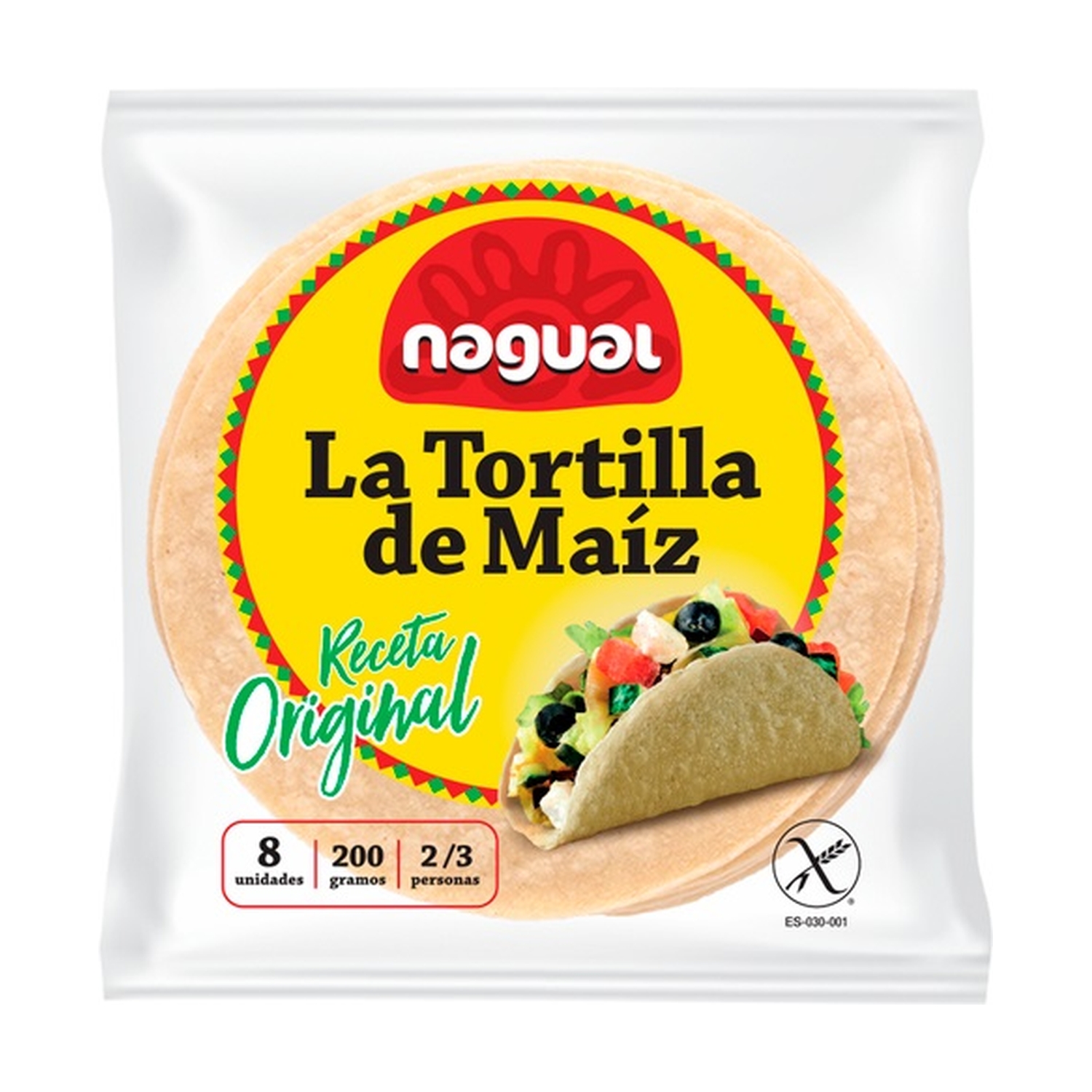 TORTILLA MEXICANA 200 GR.NAGUAL
