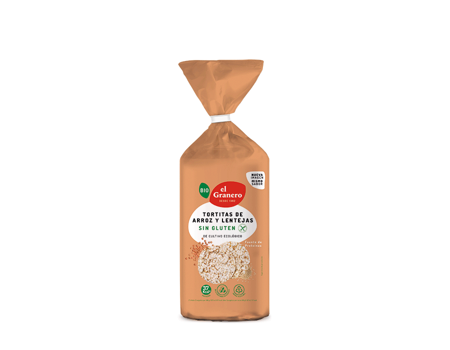 TORTITA ARROZ Y LENTEJAS, 115 G, GRANERO