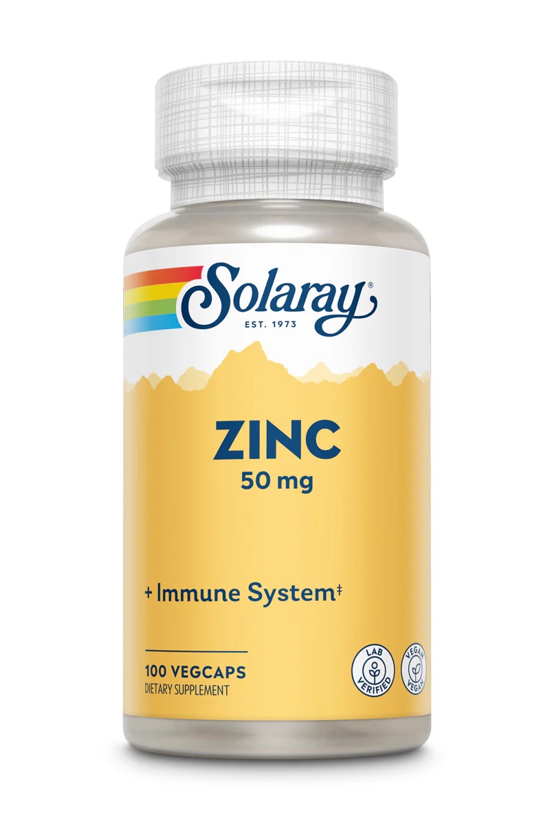 ZINC 50 MG. 60 CAPS. SOLARAY