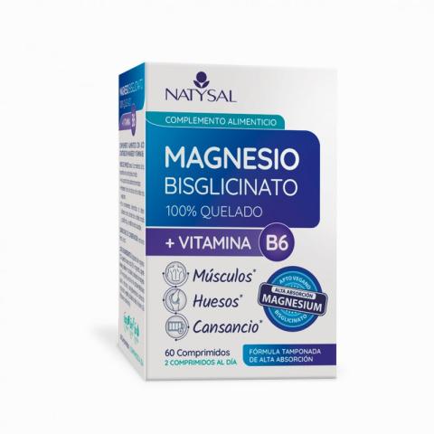 MAGNESIO +B6, 60 COMP, NATYSAL