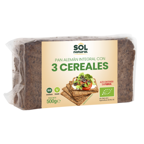PAN ALEMAN 3 CEREALES 500GR SOL