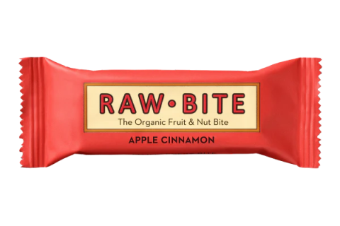 BARRITA MANZANA CANELAPPLE CINNAMON, 50G, RAW BITE