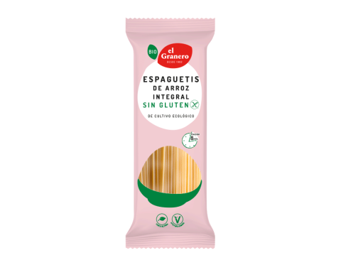 ESPAGUETIS ARROZ INTEGRAL 500GR. EL GRANERO