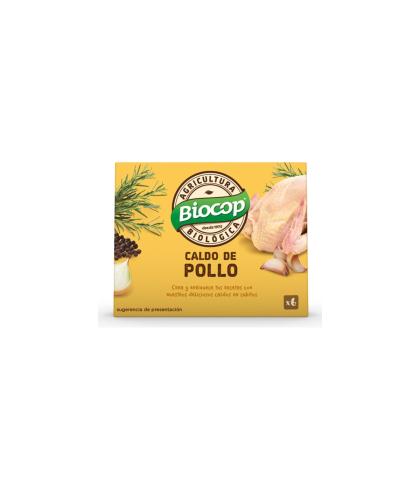 CALDO POLLO 6 CUBOS BIOCOP 