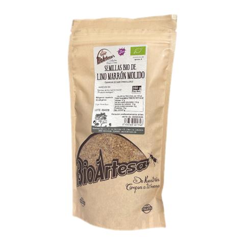 LINO MARRON MOLIDO 250 GR BIOARTESA