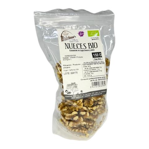 NUECES MITADES BIO, 150 G, BIOARTESA