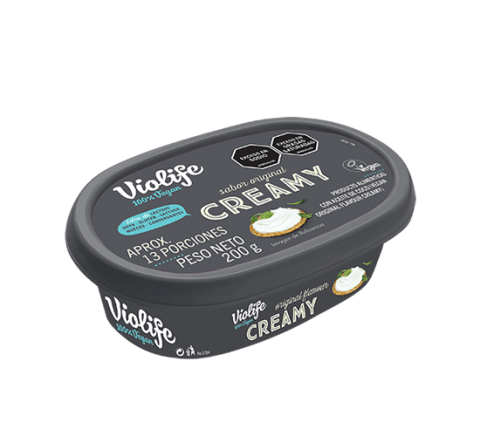 QUESO DE COCO CREAMY ORIGINAL, 200 G, VIOLIFE
