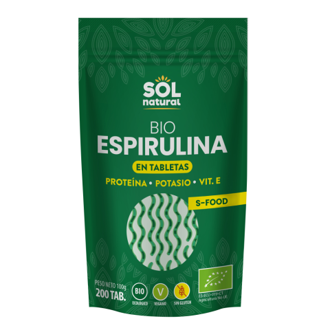ESPIRULINA 200 TABLETAS SOL