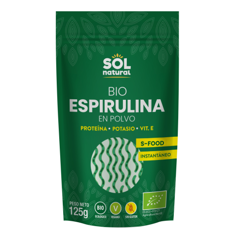 ESPIRULINA EN POLVO 125GR. SOL