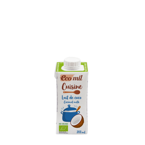 LECHE DE COCO CUISINE 200ml. ECOMIL